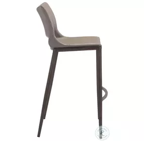 Ace Gray And Walnut Bar Stool Set Of 2