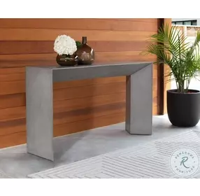 Wanderer Gray Console Table