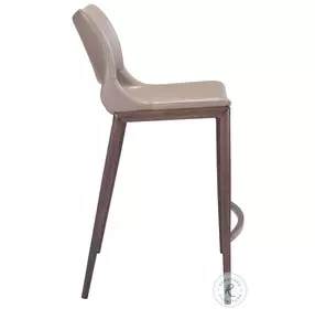 Ace Gray And Walnut Counter Chair Set Of 2