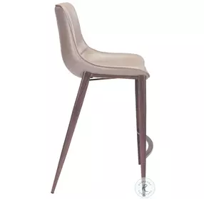 Magnus Chair Gray And Walnut Counter Chair Set Of 2