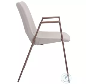 Desi Beige Dining Chair Set Of 2