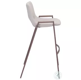 Desi Beige Bar Stool Set Of 2