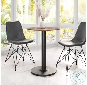 Alto Brown And Black Bistro Table