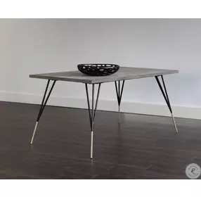 Montessa Gray Rectangular 59" Dining Table