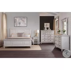 Salter Path White Grain 1 Drawer Nightstand