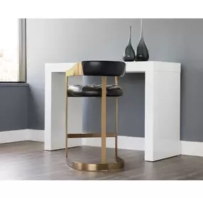 Highclere Cantina Black Bar Stool