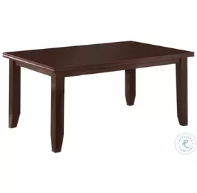 Dalila Cappuccino Rectangular Dining Room Set
