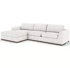 Colt Merino Cotton 2 Piece Performance Fabric LAF Sectional