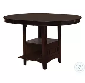 Lavon Espresso Extendable Counter Height Dining Room Set