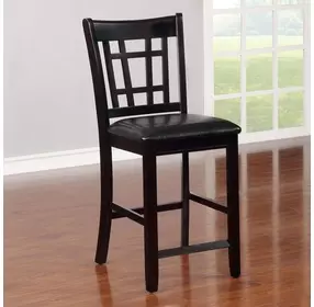Lavon Black 24" Bar Stool Set of 2