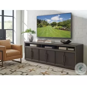 Studio Designs Rich Graphite Hampton Long Media Console