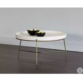 Salvadori Ivory Coffee Table