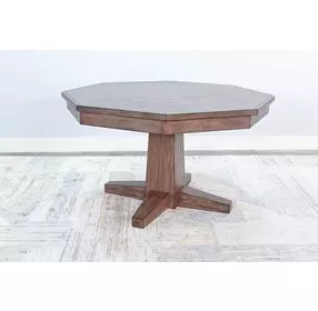 Velden Hollow Natural 53" Reversible Game and Dining Poker Table