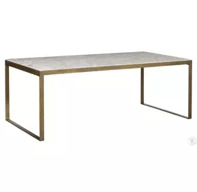 Evert White 40" Occasional Table Set