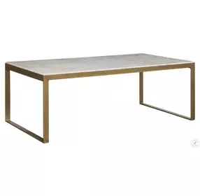 Evert White 47" Occasional Table Set