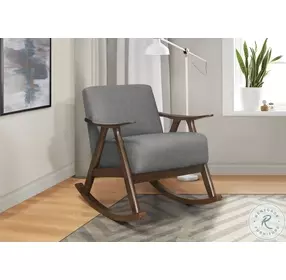 Waithe Gray Rocking Chair