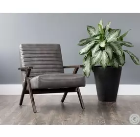 Ellington Magnetite Grey Peyton Lounge Chair