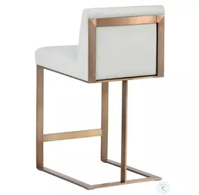 Dean White Counter Height Stool