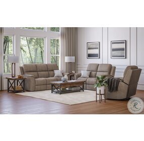 Henry Brown Power Reclining Loveseat with Power Headrest and Lumbar