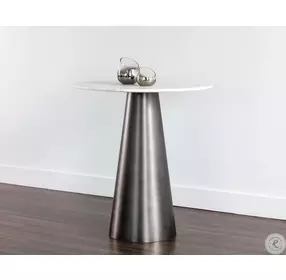 Damon Gunmetal Bar Table