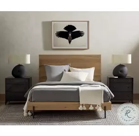 Belmont Black Storage Nightstand