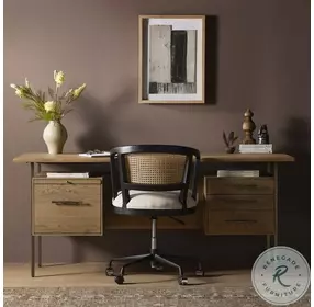 Lauren Natural Oak Solid Desk