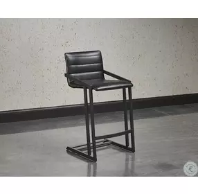 Cardiff Cantina Black Counter Height Stool Set Of 2