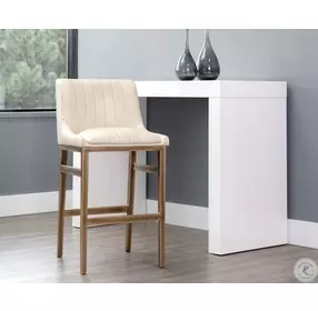 Halden Bravo Cream Bar Stool