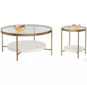 Gia White Coffee Table
