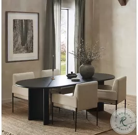 Paden Black Acacia 94" Dining Table