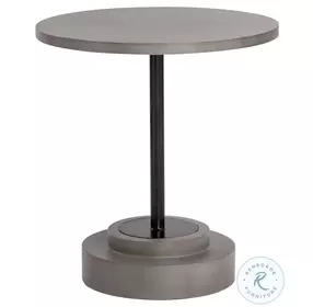 Marlowe Gray And Black Bistro Table