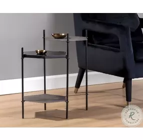 Hexall Black Side Table