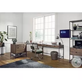 Tyler Modern Velvet Loden Desk Chair