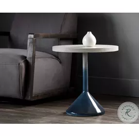Laszilo Grey Side Table