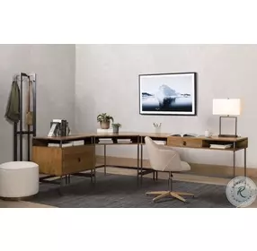 Sinclair Knoll Natural Performance Fabric Round Ottoman