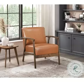 Jax Brown Accent Chair