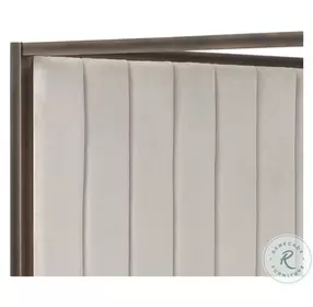 Quinto Prosecco And Rustic Bronze Casette King Canopy Bed