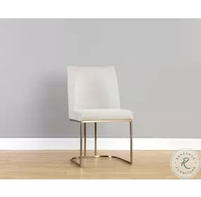 Amarisse Belfast Oatmeal Fabric Dining Chair Set of 2