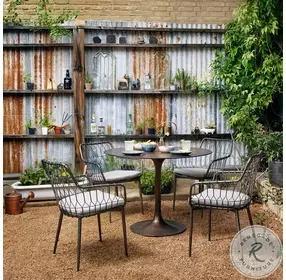 Simone Antique Rust Outdoor Bistro Table