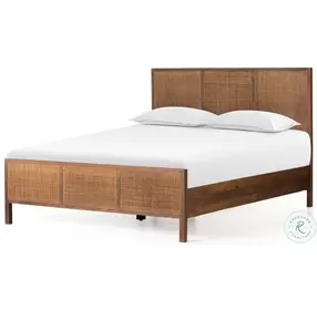 Sydney Brown Wash Panel Bedroom Set