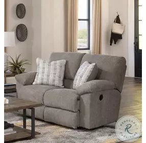 Tyler Pewter Reclining 60" Loveseat
