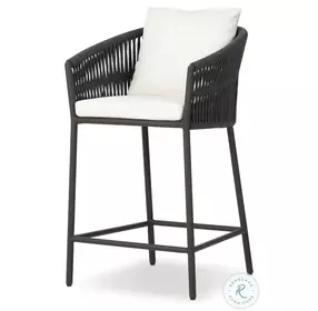 Porto Arashi Salt Outdoor Counter Height Stool