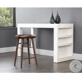 Dominic Brown Walnut Counter Height Stool