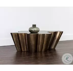 Lynx Antique Bronze Coffee Table