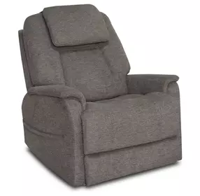 Zecliner Model 3+ Petite Dark Umber Performance Fabric Zero Gravity Triple Power Rocker Sleep Recliner with LED and USB Charging