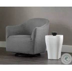 Dali White Small End Table