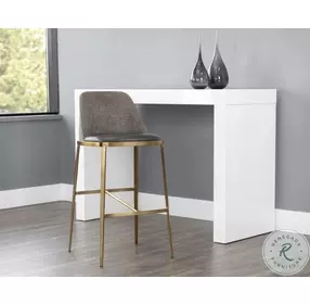 Bancroft Bravo Portabella And Sparrow Grey Bar Stool
