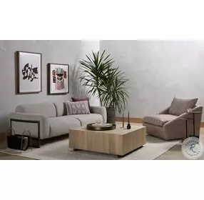 Hudson Ashen Walnut Square Coffee Table