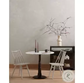 Lewis Off White Oak Solid Windsor Chair