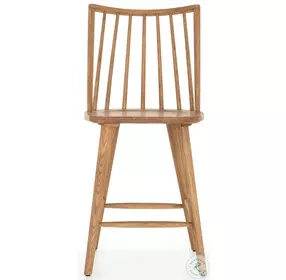 Lewis Sandy Oak Windsor Counter Height Stool